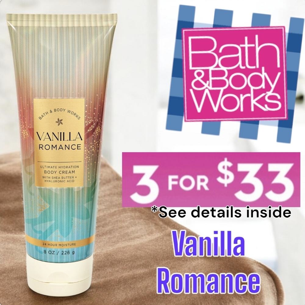 Vanilla Romance Ultimate Hydrating Body Cream- Bath & Body Works